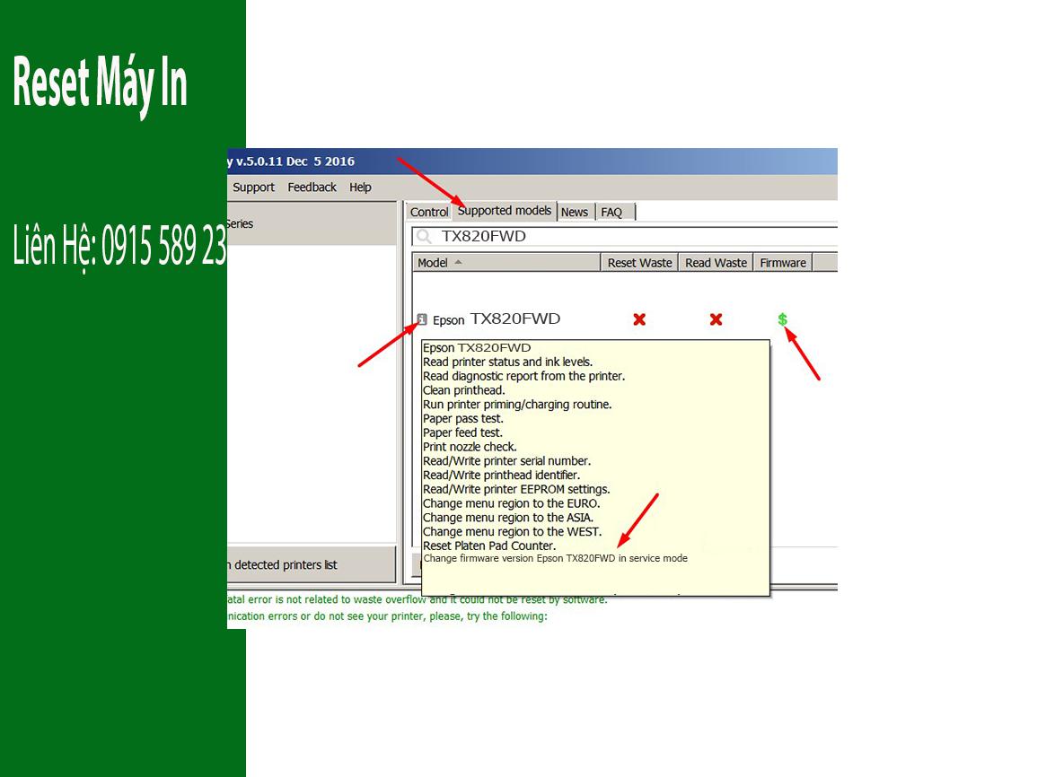 Key Firmware May In Epson TX820FWD Step 1